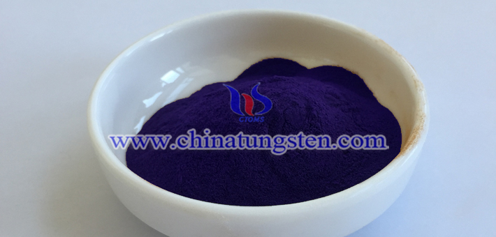 violet tungsten oxide nano powder applied for nano transparent thermal insulation coating image