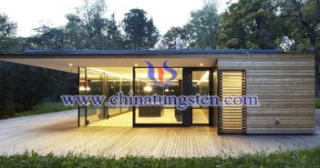 violet tungsten oxide nanoparticles applied for building glass energy saving coating picture