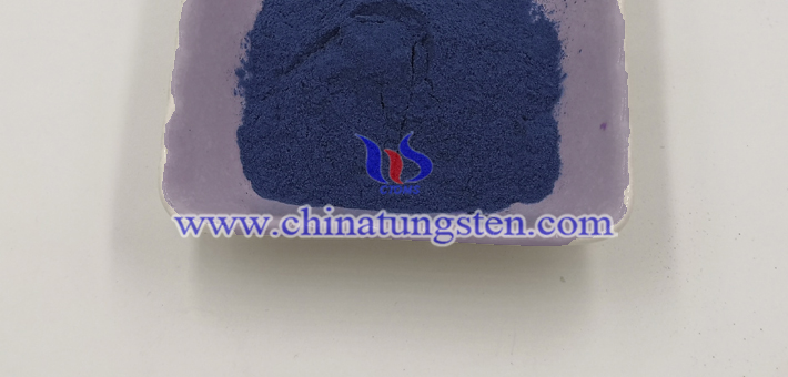 violet tungsten oxide nanoparticles applied for building glass thermal insulation coating image