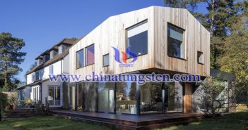 violet tungsten oxide nanoparticles applied for building glass thermal insulation coating picture