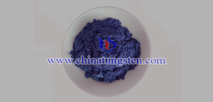 violet tungsten oxide nanoparticles applied for energy efficient glass image