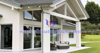 violet tungsten oxide nanoparticles applied for glass thermal insulation coating picture