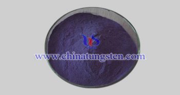violet tungsten oxide nanoparticles applied for heat-insulating energy-saving glass image