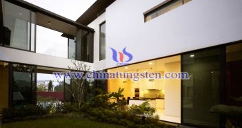 violet tungsten oxide nanoparticles applied for nano transparent thermal insulation coating picture