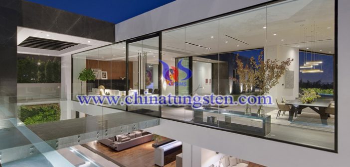 violet tungsten oxide nanopowder applied for transparent heat insulation glass picture