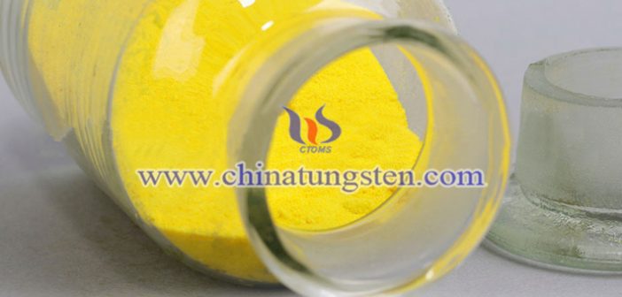 yellow tungsten oxide applied for nano transparent heat insulating glass coating image