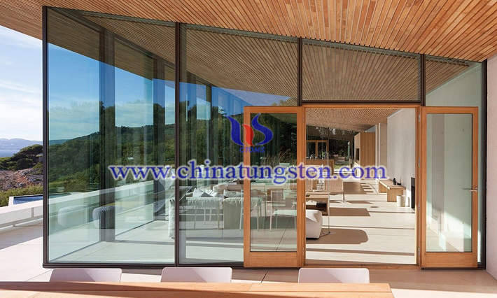 yellow tungsten oxide applied for nano transparent heat insulating glass coating picture