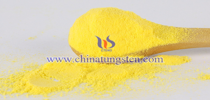 yellow tungsten oxide nano particles applied for heat-insulating energy-saving glass image