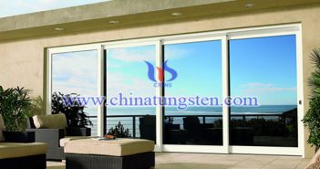 yellow tungsten oxide nano particles applied for heat-insulating energy-saving glass picture