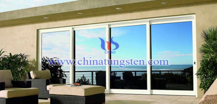 yellow tungsten oxide nano particles applied for heat-insulating energy-saving glass picture