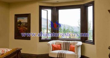 yellow tungsten oxide nano particles applied for new energy efficient building glass picture
