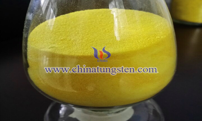 yellow tungsten oxide nanoparticles applied for nano transparent heat insulating glass coating image