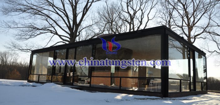 yellow tungsten oxide nanoparticles applied for transparent heat insulation glass coating picture