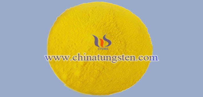 yellow tungsten oxide powder applied for nano transparent heat insulating glass coating image