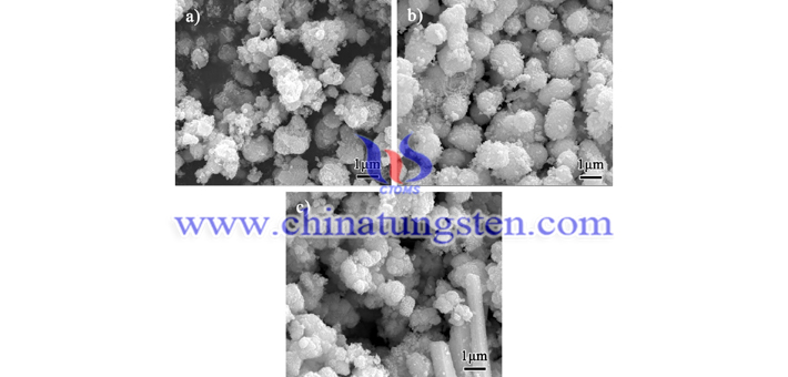 SEM of tungsten oxide nanoparticles for building glass energy saving coating at different solution concentration using isopropyl alcohol as alcohol solvent