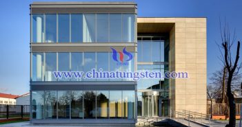 WO3 electrochromic film applied for electrochromic glass picture