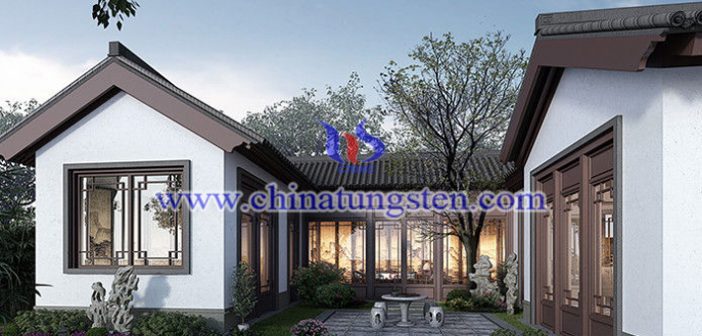 WO3 electrochromic film applied for smart window picture
