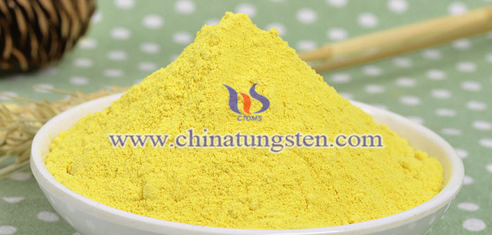 WO3 powder applied for electrochromic device image