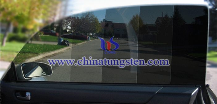 tungsten oxide nanoparticles applied for heat insulation film picture