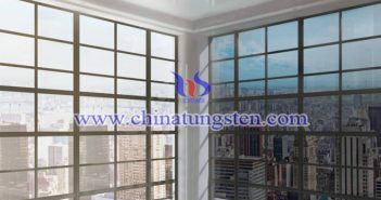 violet tungsten oxide applied for electrochromic material picture