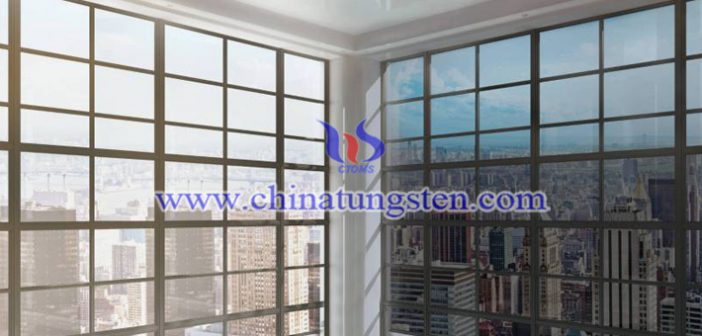 violet tungsten oxide applied for electrochromic material picture
