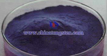 violet tungsten oxide nano powder applied for smart window image