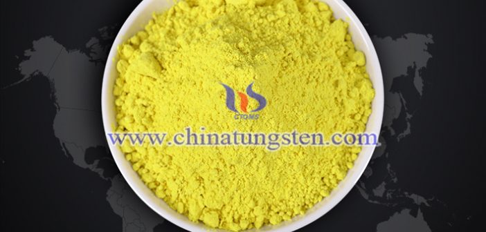 yellow tungsten oxide applied for electrochromic smart window image