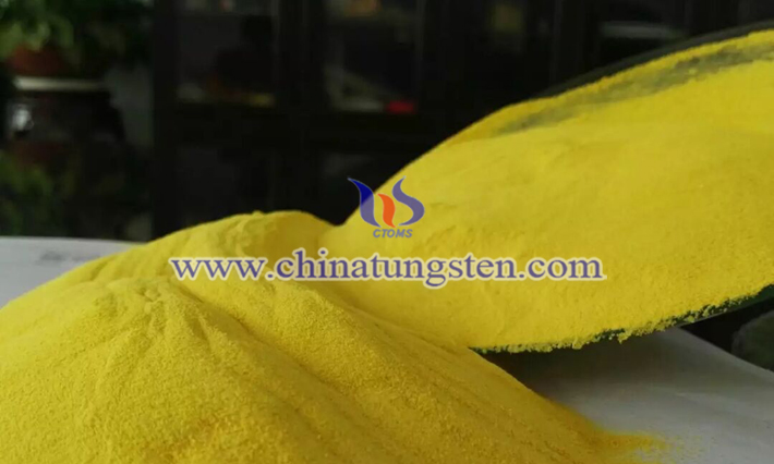 yellow tungsten oxide applied for inorganic electrochromic film image