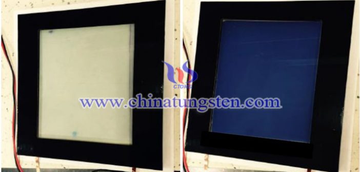 yellow tungsten oxide powder applied for electrochromic device picture