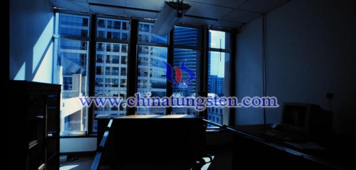 F-doped cesium tungsten bronze applied for energy-saving glass picture