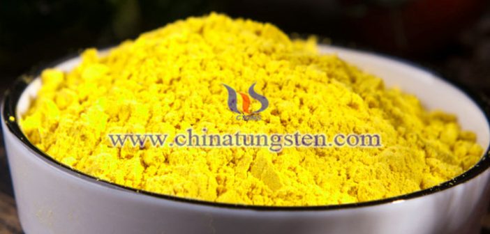 WO3 powder applied for WO3-TiO2 electrochromic film picture