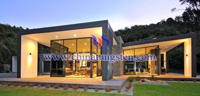 tungsten oxide electrochromic film applied for smart glass picture