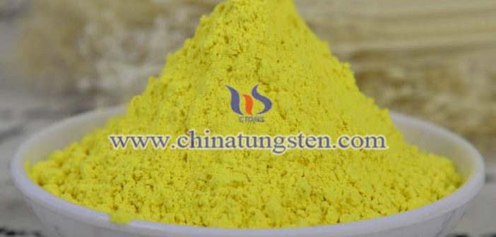 tungsten oxide powder applied for electrochromic smart glass image