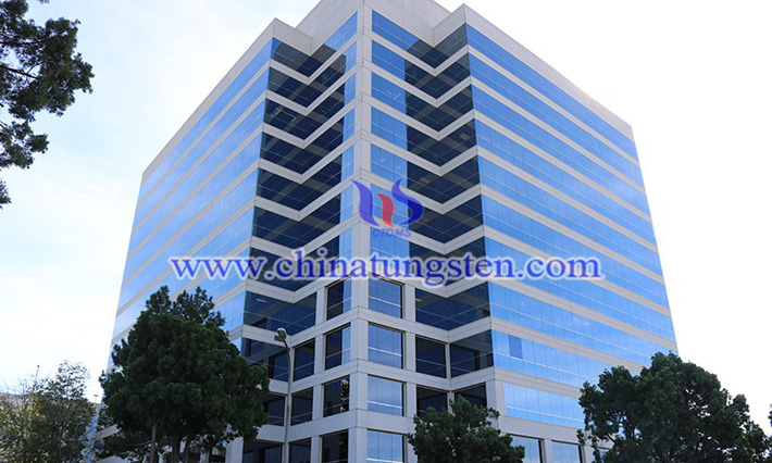 nano cesium tungsten bronze applied for office building thermal insulating film picture
