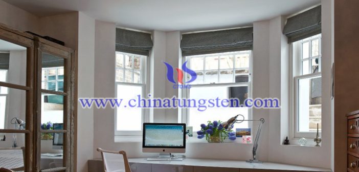nano cesium tungsten bronze applied for study heat insulating glass coating picture