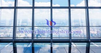 tungsten trioxide applied for office heat insulating glass coating picture