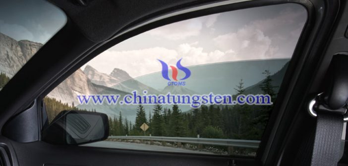 cesium tungsten bronze applied for car thermal insulating glass coating picture