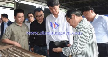 江西省自然資源廳廳長(zhǎng)張圣澤調(diào)研朱溪鎢銅礦