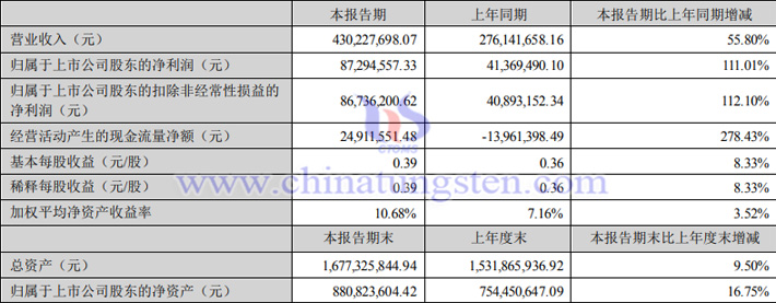 岱勒新材2023年上半年業(yè)績(jī)報(bào)告圖片